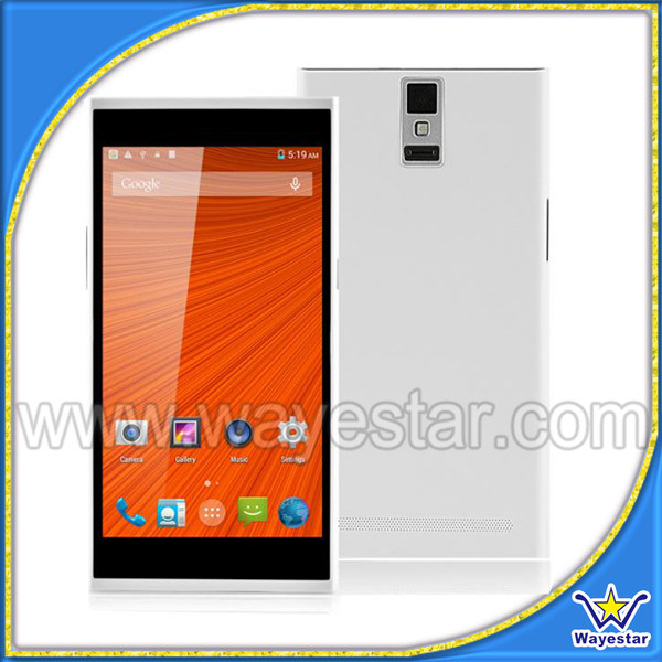 Dual SIM 5.5'' Qhd Mtk6582 Quad Core 1g+8g Android 4.4 Fingerprint Mobile Phone