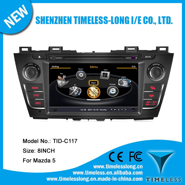 Android System Car DVD for Mazda 5 2011 with GPS iPod DVR Digital TV Box Bt Radio 3G/WiFi (TID-C117)