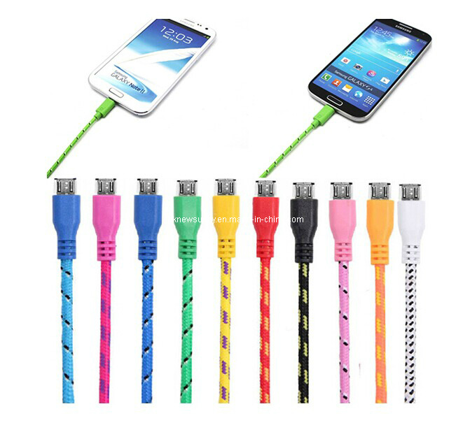 Colorful Pattened Micro USB Cable