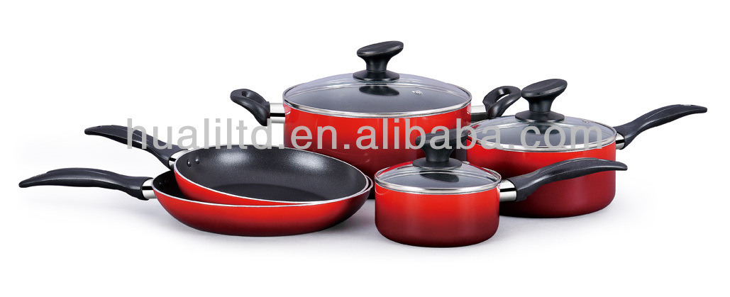 Aluminium No-Stick Cookware Set