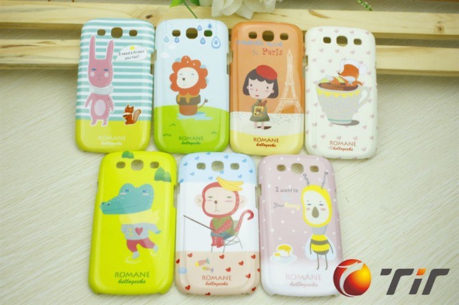 Cartoon Design Mobile Phone Hard Case for Galaxy S3 (S3-HC0005)