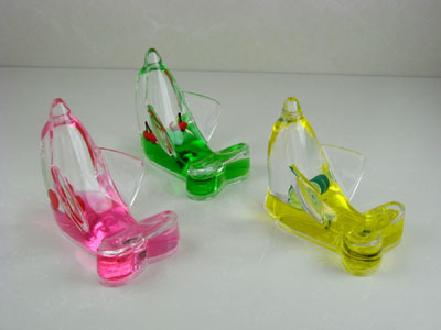 Acrylic Liquid Dolphin Shape Mobile Phone Holder (L16)