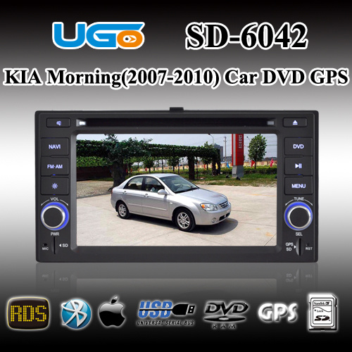 UGO Car DVD GPS Player for KIA Morning (SD-6042)