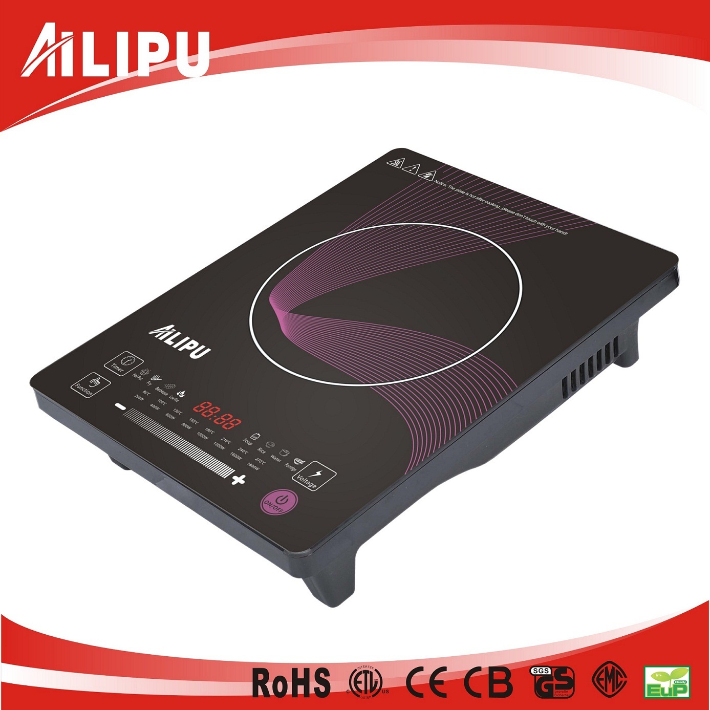 CB/CE Sensor Sliding Touch Nduction Cooker (SM-A32)