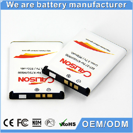 Rechargeable Mobile Phone Battery with CE/FCC/RoHS (Sony Ericsson BST-33)