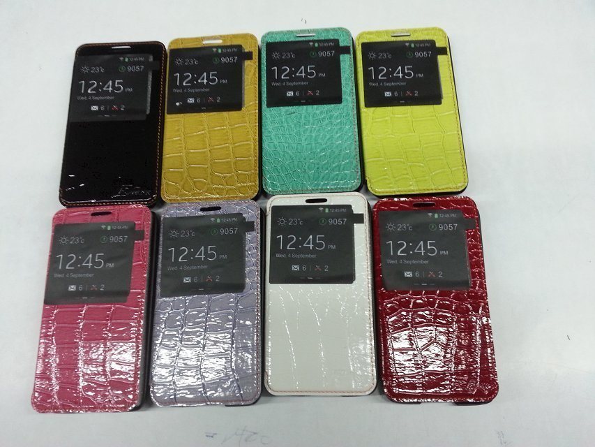 New Design, Cellular Phone Parts for Samsung S5 Phone Cover Original Crocodile Leather