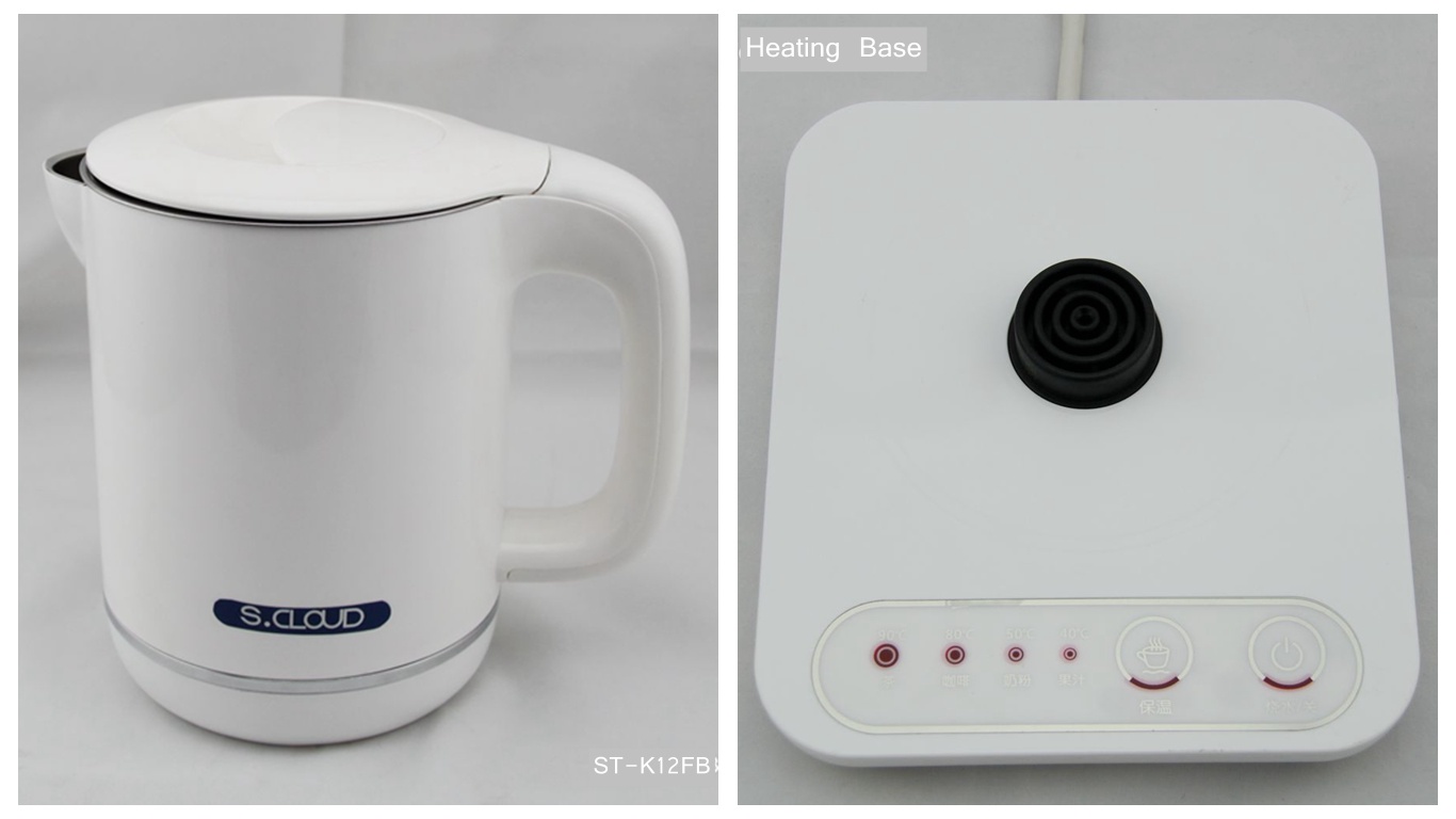 St-12fb: New Design Double Layer Electrical Kettle