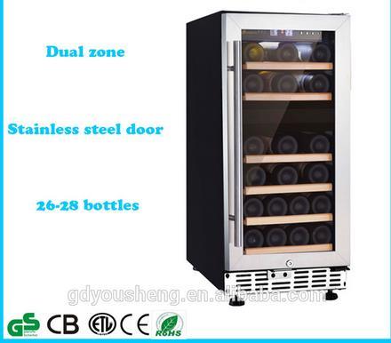 240L Kitchen Appliance with blue LED Inside Single Wine Cooler/Wine Cellar for Restaurant or Bar