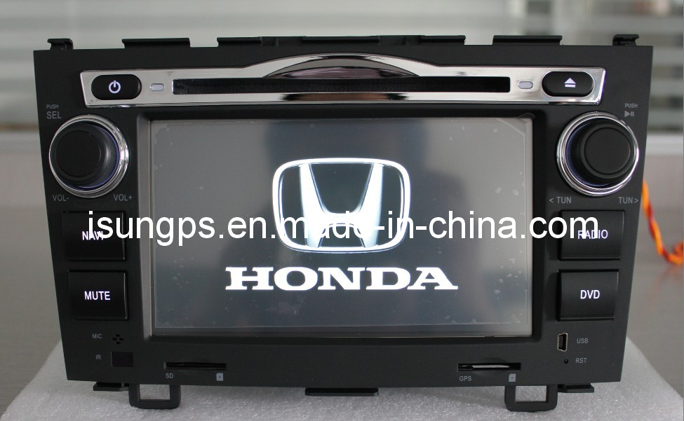 8inch CRV Car DVD Player with Bt, TV, iPod, Steering Wheel Control for Honda (TS7628)