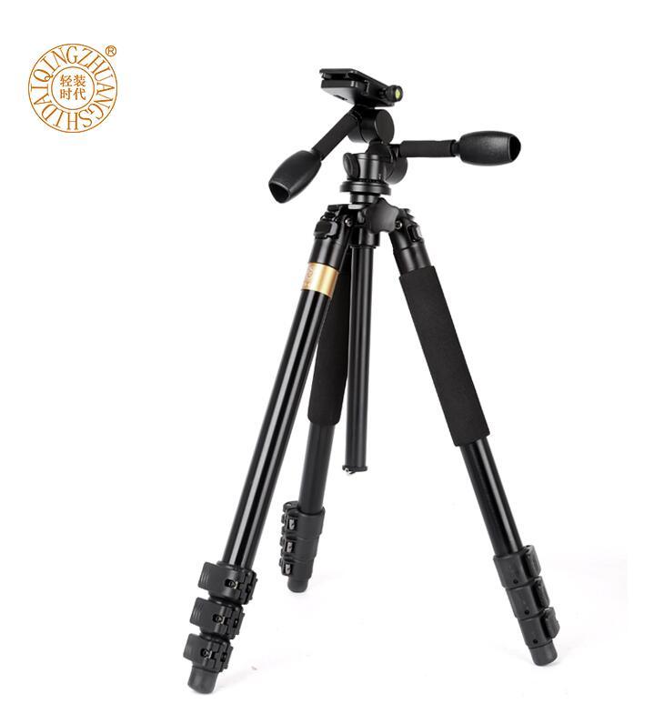 Q620 Aluminum Camera Tripod with Panhead Panoramic Shooting Stable Camera Tripod