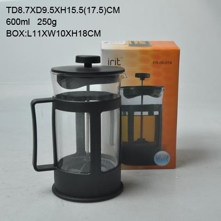 600ml Glass Coffee Maker Cafetiere