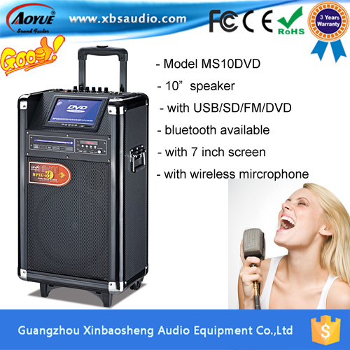 FM Radio Display Portable Active Speaker