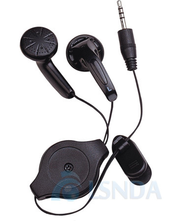 Printed Retractable MP4 Players Earphones