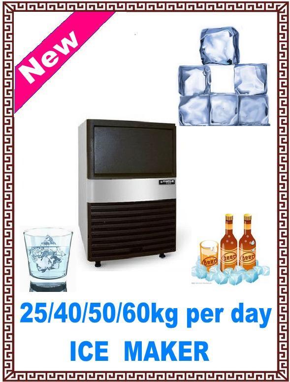 25kg/40kg/50kg/60kg Per Day Ice Cube Maker