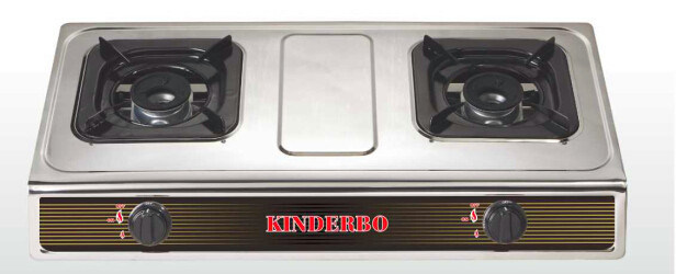 Cheap Price 2 Burner Gas Cooker Stainless Steel Cooktop