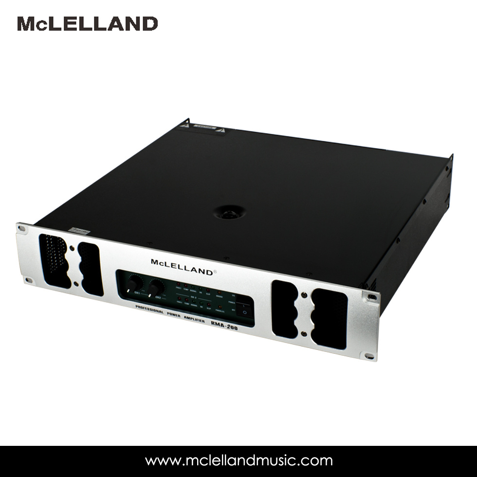 Two Channel Power Amplifier with 200W/300W/400W/500W/600W/700W/800W/900W/1000W/1200W/1400W