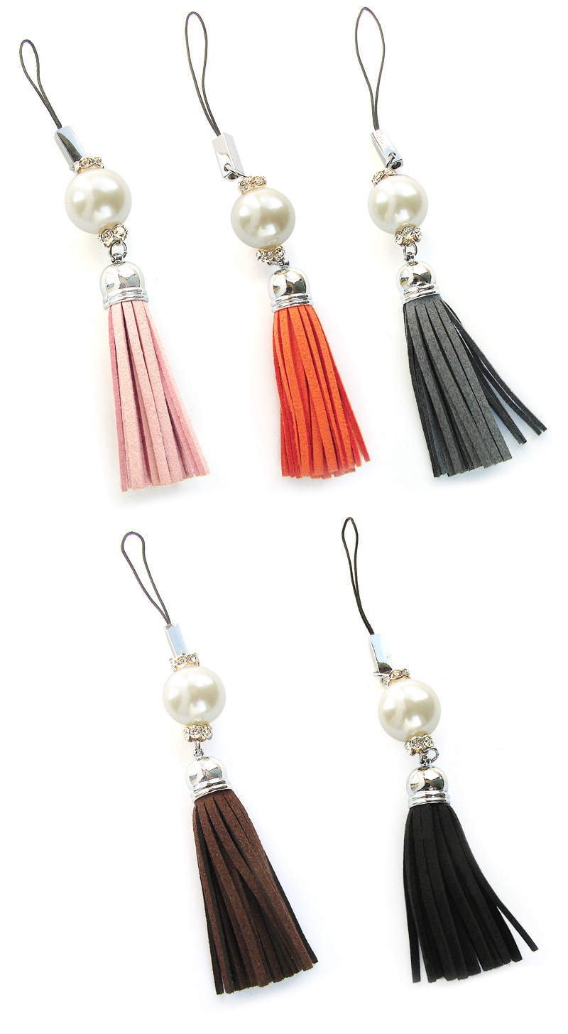 Pearl Decoration Long Phone/Key Strap (C3726)