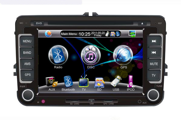 Car DVD Player for VW Polo Golf Jetta Passat Skoda Seat