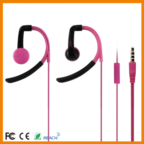 Cheap Earphone Factory Over-Ear Earhook Handsfree Headset