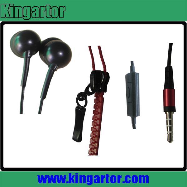 Earbuds Zipper Earphone