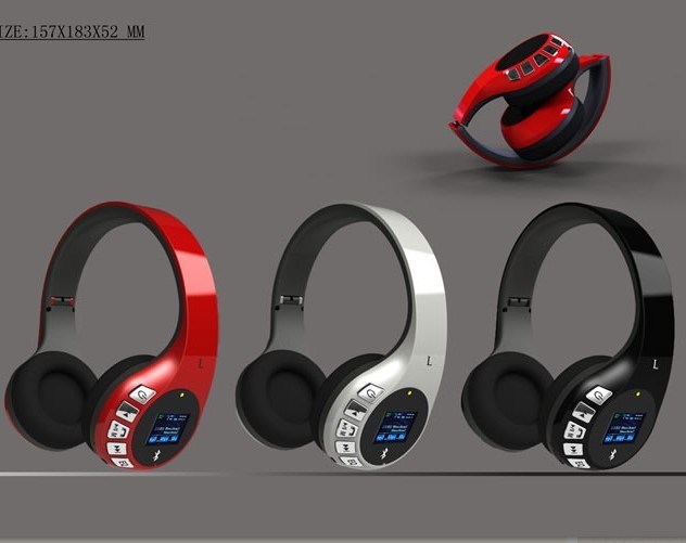 Wireless Sports Bluetooth Stereo Headset with Mircro /TF/FM