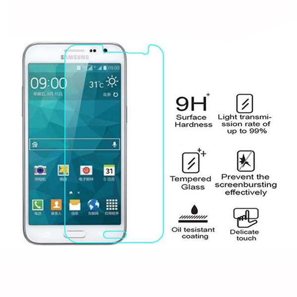 9h 2.5D 0.33mm Rounded Edge Tempered Glass Screen Protector for Samsung G5108q