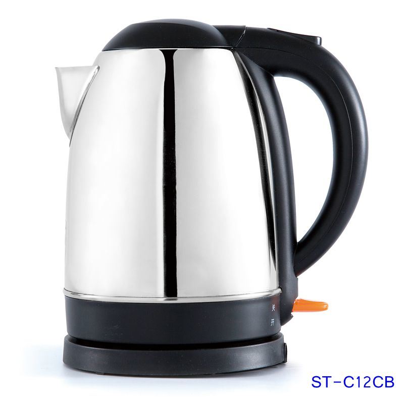 St-C12CB 1.2L Stainless Steel Housing Electric Kettle
