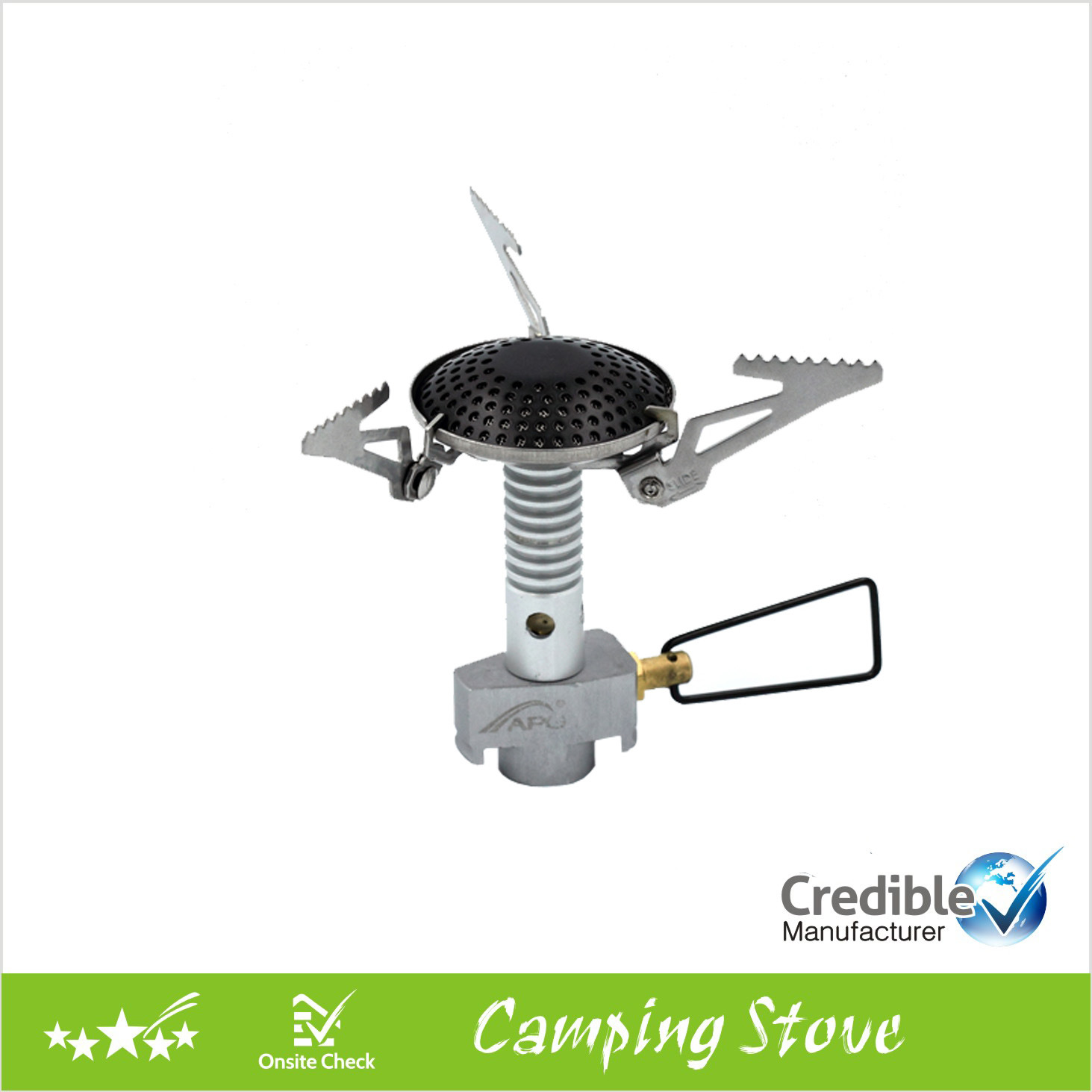 Mini Folding Gas Burner with Ceramic Burner Surface