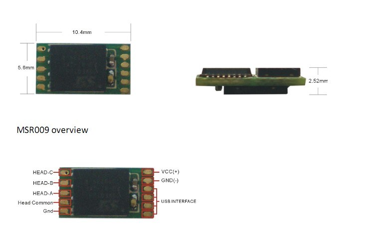 Wholesale Card Slot Reader Msrv008/Msrv009