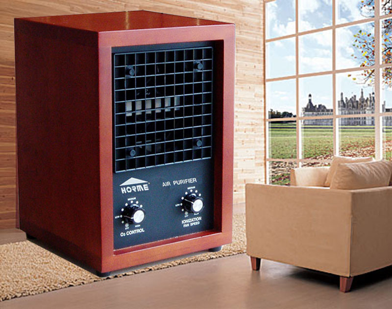 Solid Wood Case Negative Ion Air Purifier (HMA-300/A)