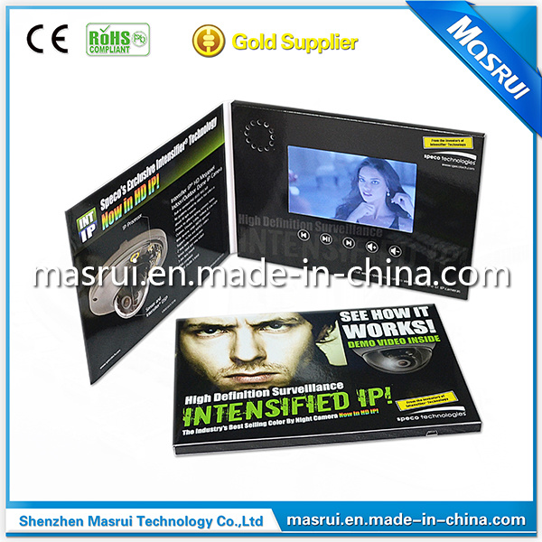 Business Invitation Gift Use and Paper Material Video Brochure