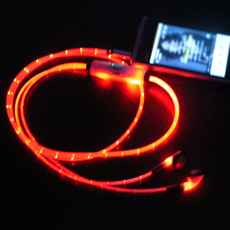 LED Light Earphone, Colorful Light up Earphones