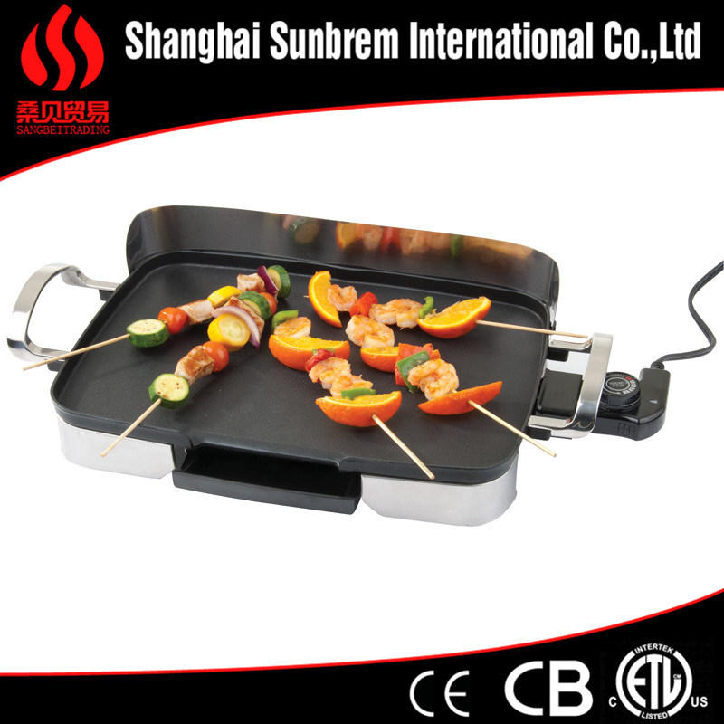 Energy-Saving 1300W Electrical Griddle with Oil Try (ETL approval)
