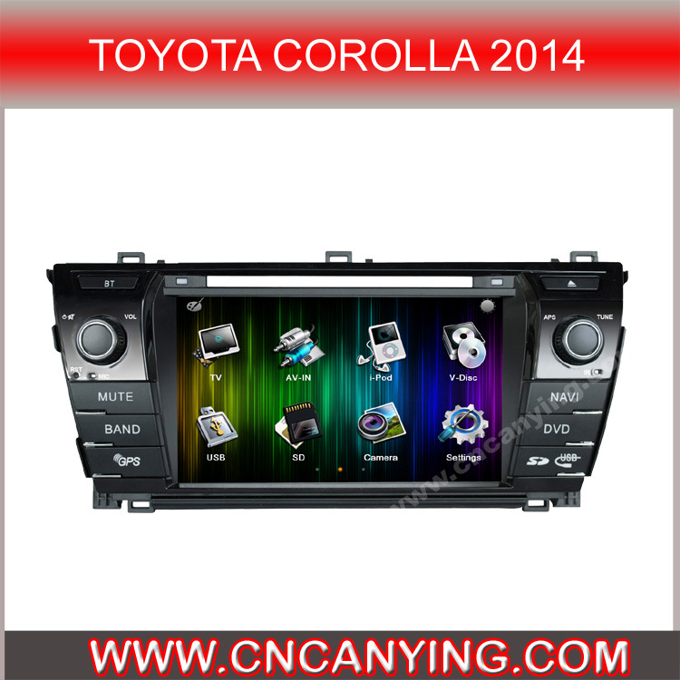 Special Car DVD Player for Toyota Corolla 2014 with GPS, Bluetooth. (CY-7091)