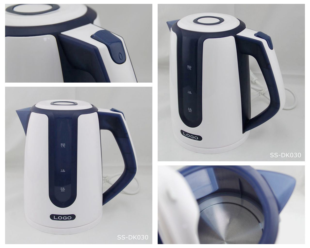 Ss-Dk030 1.7L PP Kettle with GS Certification