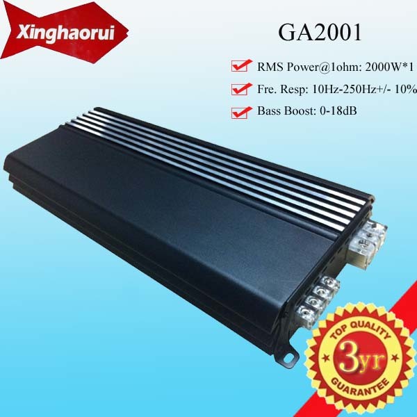 2000W Mono Block Car Amplifier Class D Auto System