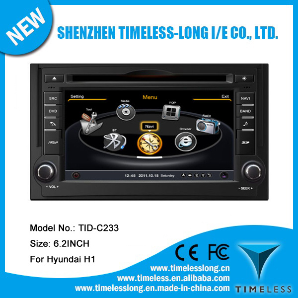 2DIN Audto Radio DVD Player for Hyundai H1 with GPS, Bt, iPod, USB, 3G, WiFi