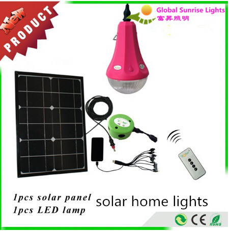 a Multi-Purpose Solar Lamp, Remote Control, Mobile Phone Charger