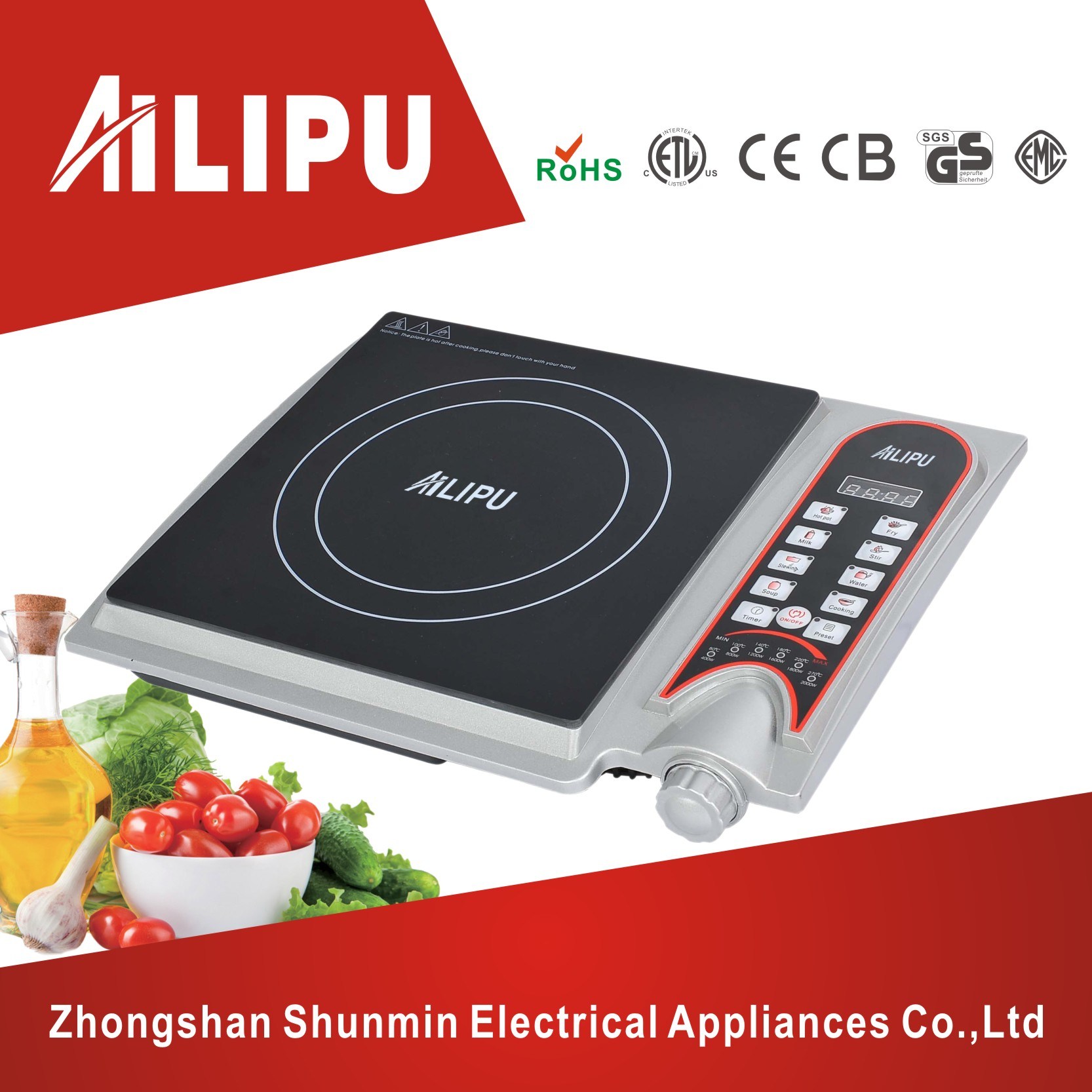 Ailipu Press Control Induction Hob (SM-A35)