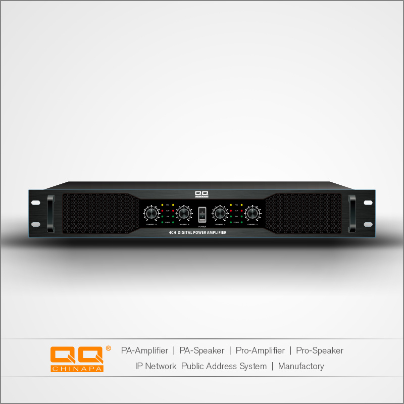 La-400× 4h Qqchinapa Power Digital Amplifier with 2 Channel or 4 Channel