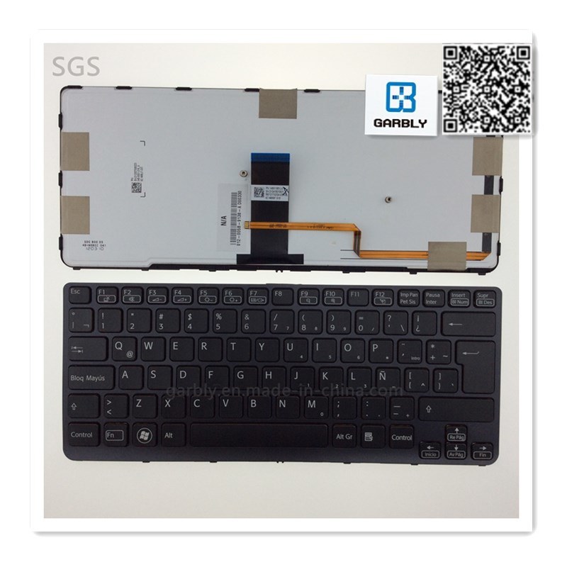 Sp/La Laptop Notebook Keyboard for Sony Sve14AA12t Sve14A18ec Ve14A16ec