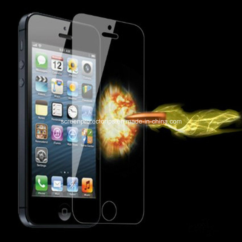 Round Edge Oleophobic Coating 0.33mm Tempered Screen Protector for iPhone 5