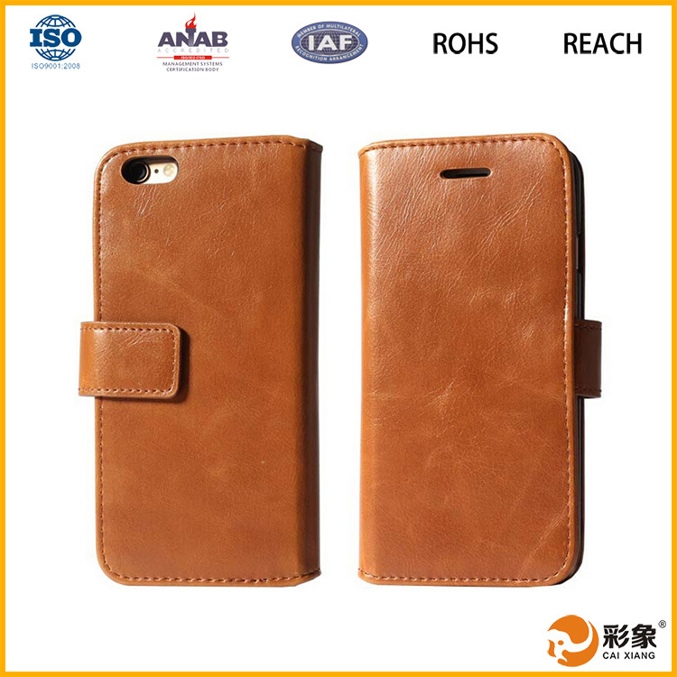 Super Thin Mobile Phone Leather Case for iPhone 6