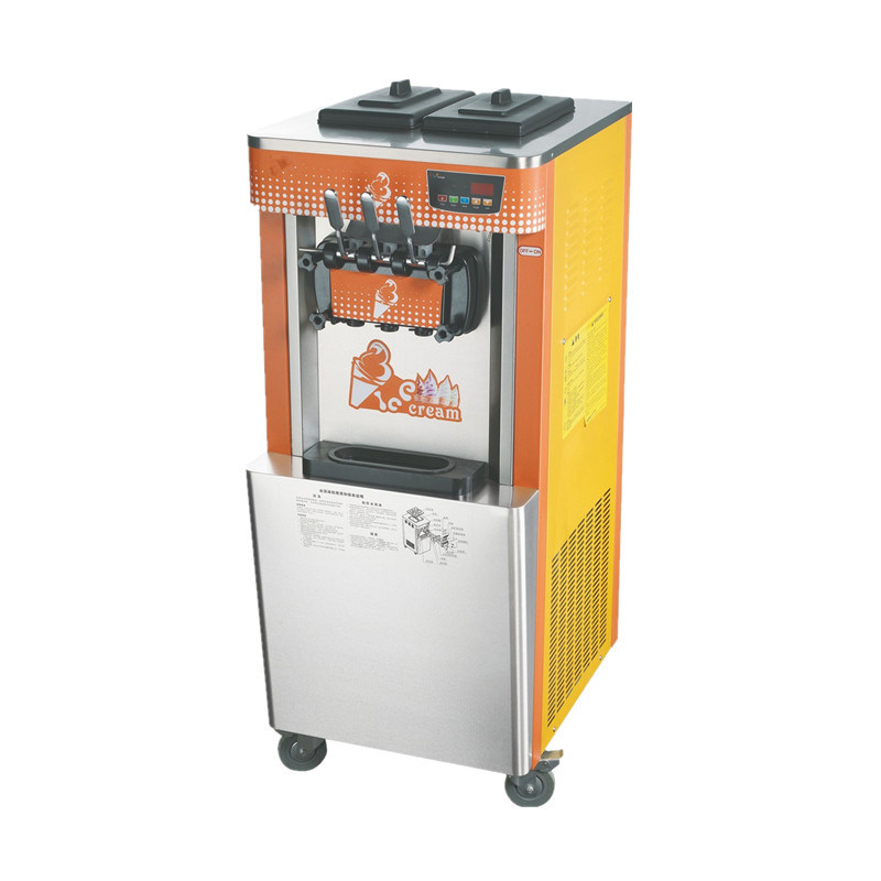 22L Commercial 3 Flavors Soft Serve Ice Cream Machine