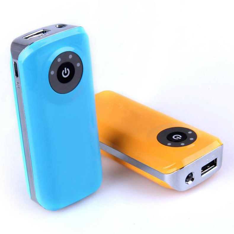 5200mAh Portable Mobile Phone Power Bank with Flashlights