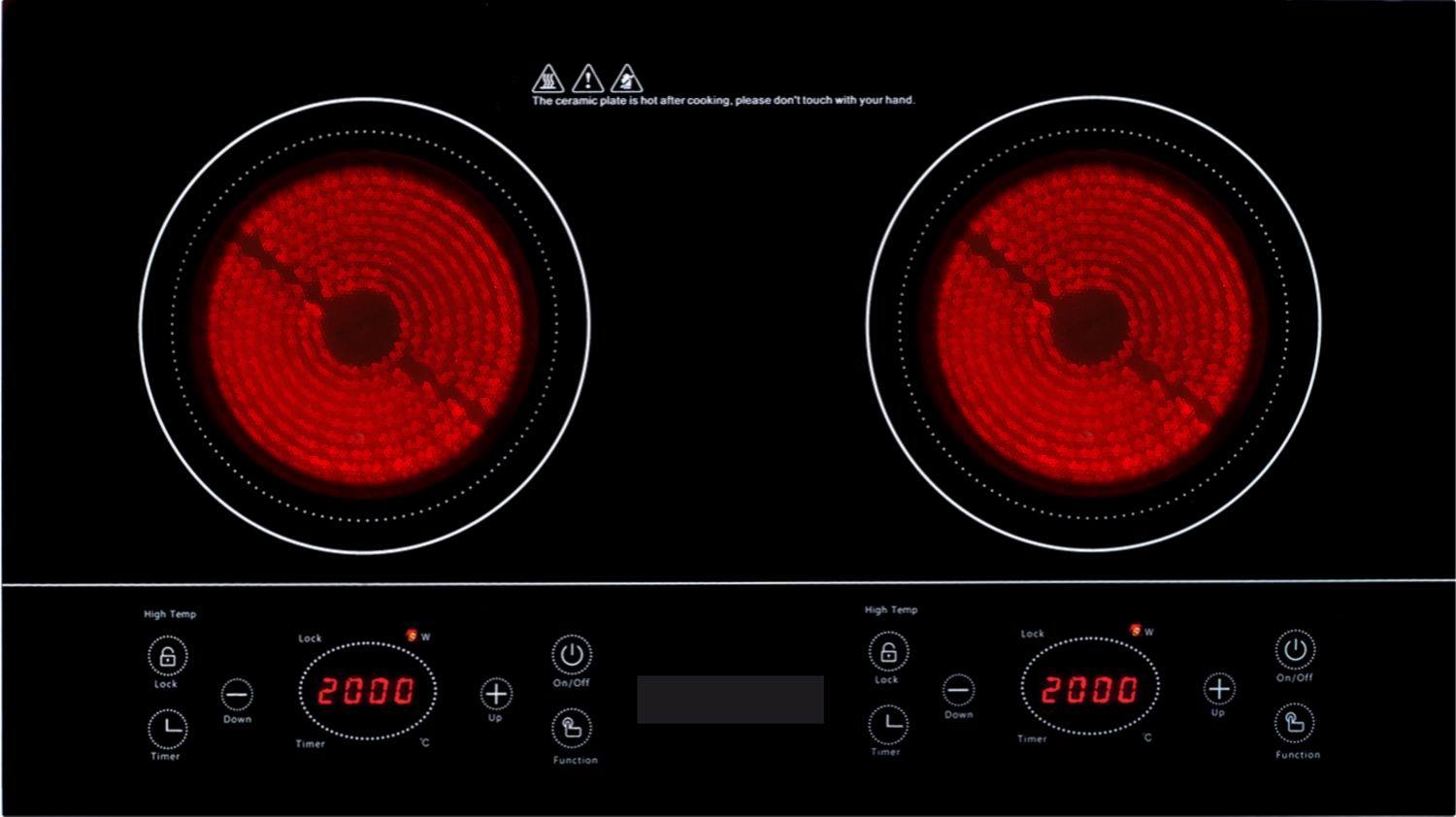 Double Infrared Ceramic Cooker