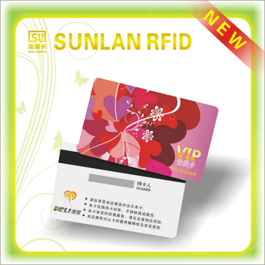 Dual Interface Magnetic Stripe Hotel Key Card