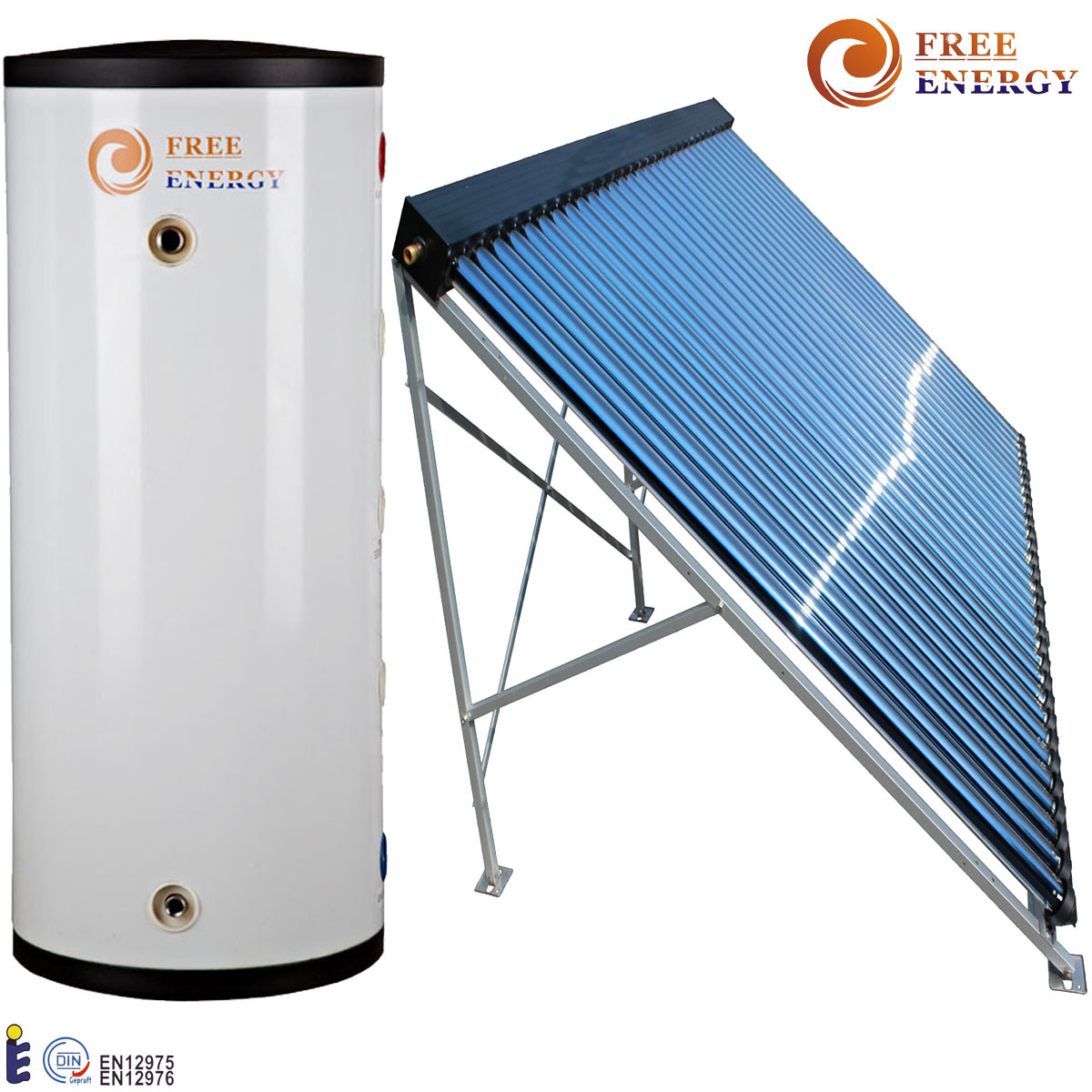 Split Pressurized Solar Water Heater with Solar Keymark En12976