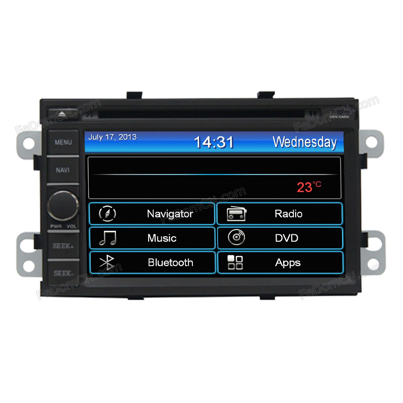 7 Inch TFT LCD Touch Screen Car DVD GPS Navigation System for Chevrolet Cobalt with Bluetooth+Radio+iPod+Video