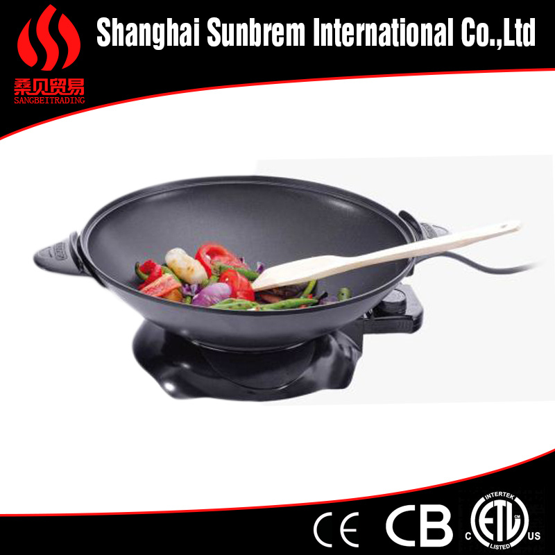 Adjustable Temperature Detachale Base 1500W Wok (ETL&CE&RoHS approvals)